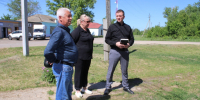 Встреча с жителями поселка Полеводинский и деревни Росляково. - Духовницкий район